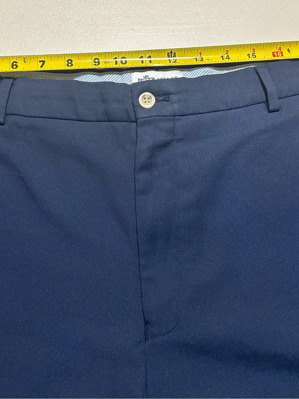 Peter Millar Golf Shorts Size 44 Navy Blue